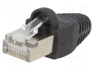 Connector: RJ45; plug; PIN: 8; Cat: 5e; shielded,with protection LOGILINK