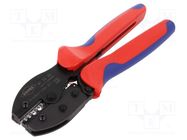 Tool: for crimping; non-insulated terminals; 0.5÷10mm2; 220mm KNIPEX