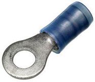 TERMINAL, RING TONGUE, #8, CRIMP, BLUE