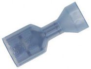 TERMINAL, FEMALE DISCONNECT, 0.25IN BLUE