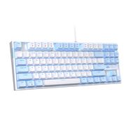 MageGee MK-STAR wired keyboard (blue and white), MageGee