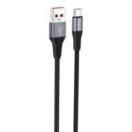 Foneng X112 USB-A to USB-C cable, 3A, 1m (black), Foneng