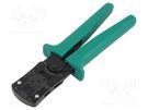 Tool: for crimping; terminals; SYM-001T-P0.6; 193mm; steel JST