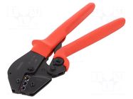 Tool: for crimping; insulated connectors,insulated terminals KNIPEX