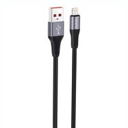 Foneng X112 USB-A to Lightning cable 2.4A, 1m (black), Foneng