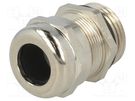 Cable gland; M20; 1.5; IP68; brass; Body plating: nickel BM GROUP