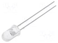 IR transmitter; 5mm; 850nm; transparent; 180mW; 20°; THT VISHAY