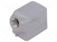 Enclosure for connectors: HDC; size 44.27; for cable; for latch ILME
