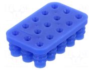 Gasket for wire; PIN: 15; 6.35mm; 3x5; Universal MATE-N-LOK TE Connectivity