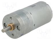 Motor: DC; with gearbox; LP; 12VDC; 1.1A; Shaft: D spring; 1200rpm POLOLU