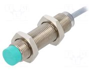 Sensor: inductive; OUT: PNP / NC; 0÷4mm; 10÷30VDC; M12; 2m; IP67 PEPPERL+FUCHS