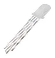 LED, RGB, 624/525/470NM, 60DEG, 5MM