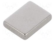 Magnet: permanent; neodymium; 7.5N; H: 2mm; W: 7.5mm; L: 10mm ELESA+GANTER