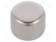 Magnet: permanent; neodymium; 4N; Ø: 4mm; H: 3mm ELESA+GANTER