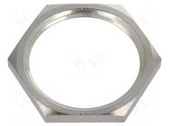 Nut; M32; brass; 37mm; Thread: metric; Pitch: 1.5; Plating: nickel BM GROUP