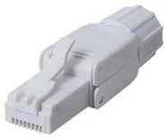 RJ45 CONN, PLUG, 8P8C, 1PORT, CABLE