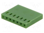 Connector: pin strips; plug; female; PIN: 7; AMPMODU MOD IV; 2.54mm TE Connectivity