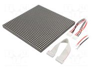 Display: LED; matrix; 32x32; RGB; 5V; Interface: GPIO; pin strips MIKROE