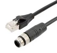 SENSOR CORD, 4P M12 PLUG-RJ45 PLUG, 3M