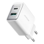 Joyroom TCF15 Dual-Port (A+C) 30W Power Charger (white), Joyroom