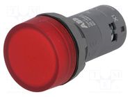 Control lamp; 22mm; CL2; -25÷70°C; Illumin: LED; Ø22mm; 24VAC; red ABB