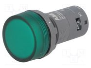 Control lamp; 22mm; CL2; -25÷70°C; Illumin: LED; Ø22mm; 24VAC; green ABB