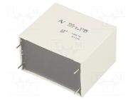 Capacitor: polypropylene; DC-Link; 100uF; THT; ESR: 2.6mΩ; C4AE; ±5% KEMET