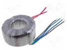 Transformer: toroidal; 300VA; 230VAC; 30V; 30V; 5A; 5A; Leads: cables INDEL