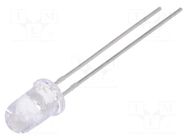 LED; green; 5mm; 1000÷1500mcd; 20°; Front: convex; 2.1÷2.6VDC LUCKYLIGHT