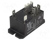 Relay: electromagnetic; DPDT; Ucoil: 12VDC; 30A; max.600VAC; T92 TE Connectivity