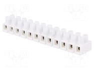 Connector: terminal block; 32A; 400V; screw terminal; white; 4mm2 SIMET