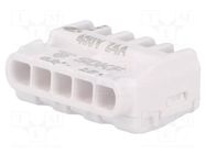 Quick splice; SDKF; 24A; 300V; for cable; spring clamp; 0.2÷2.5mm2 ELECTRO TERMINAL