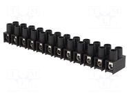 Connector: terminal block; 57A; 400V; screw terminal; black; 10mm2 SIMET