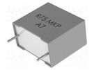 Capacitor: polypropylene; R75; 100nF; 26.5x10x18.5mm; THT; ±5% KEMET