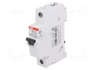Circuit breaker; 230/400VAC; Inom: 2A; Poles: 1; Charact: K; 6kA ABB