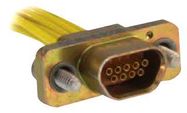 MICRO-D CONNECTOR, PLUG, 25 POSITION, WIRE LEADS