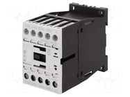 Contactor: 4-pole; NC + NO x3; 230VAC; 4A; for DIN rail mounting EATON ELECTRIC