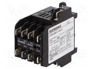 Contactor: 4-pole; NC + NO x3; 230VAC; 8.4A; 3TG10 SIEMENS