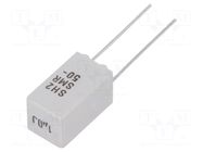 Capacitor: metallized PPS; SMR; 1uF; 50VDC; 30VAC; 7.2x7.2x13mm KEMET