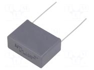 Capacitor: polypropylene; R75; 1uF; 630VDC; 250VAC; 32x13x22mm; THT KEMET