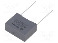 Capacitor: polypropylene; X2; R46 125C; 680nF; 26.5x11x20mm; THT KEMET