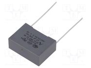 Capacitor: polypropylene; X2; R46 125C; 470nF; 26.5x10x18.5mm; THT KEMET