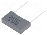 Capacitor: polypropylene; X2; R46 310V; 220nF; Uoper: 630VDC; THT KEMET
