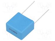 Capacitor: polypropylene; X1; PHE844; 470nF; 26x15.5x24.5mm; THT KEMET