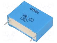 Capacitor: polypropylene; 220nF; 1kVDC; 600VAC; 31.5x10.5x20.5mm KEMET