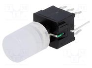 Microswitch TACT; DPDT; Pos: 2; 0.1A/30VDC; THT; none; green; 1.5N HIGHLY ELECTRIC