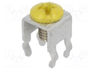 Terminal: screw terminal; THT,screw terminal; yellow; 7x5mm KEYSTONE