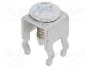 Terminal: screw terminal; THT,screw terminal; white; 7x5mm KEYSTONE