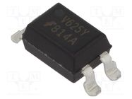 Optocoupler; SMD; Ch: 1; OUT: transistor; Uinsul: 5kV; Uce: 70V ONSEMI