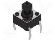 Microswitch TACT; SPST-NO; Pos: 2; 0.05A/12VDC; THT; none; 2.5N NINIGI